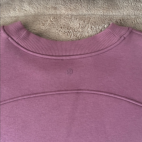 lululemon athletica Thick Fleece Pullover in Smoky Red SIZE M/L - Picture 5 of 7